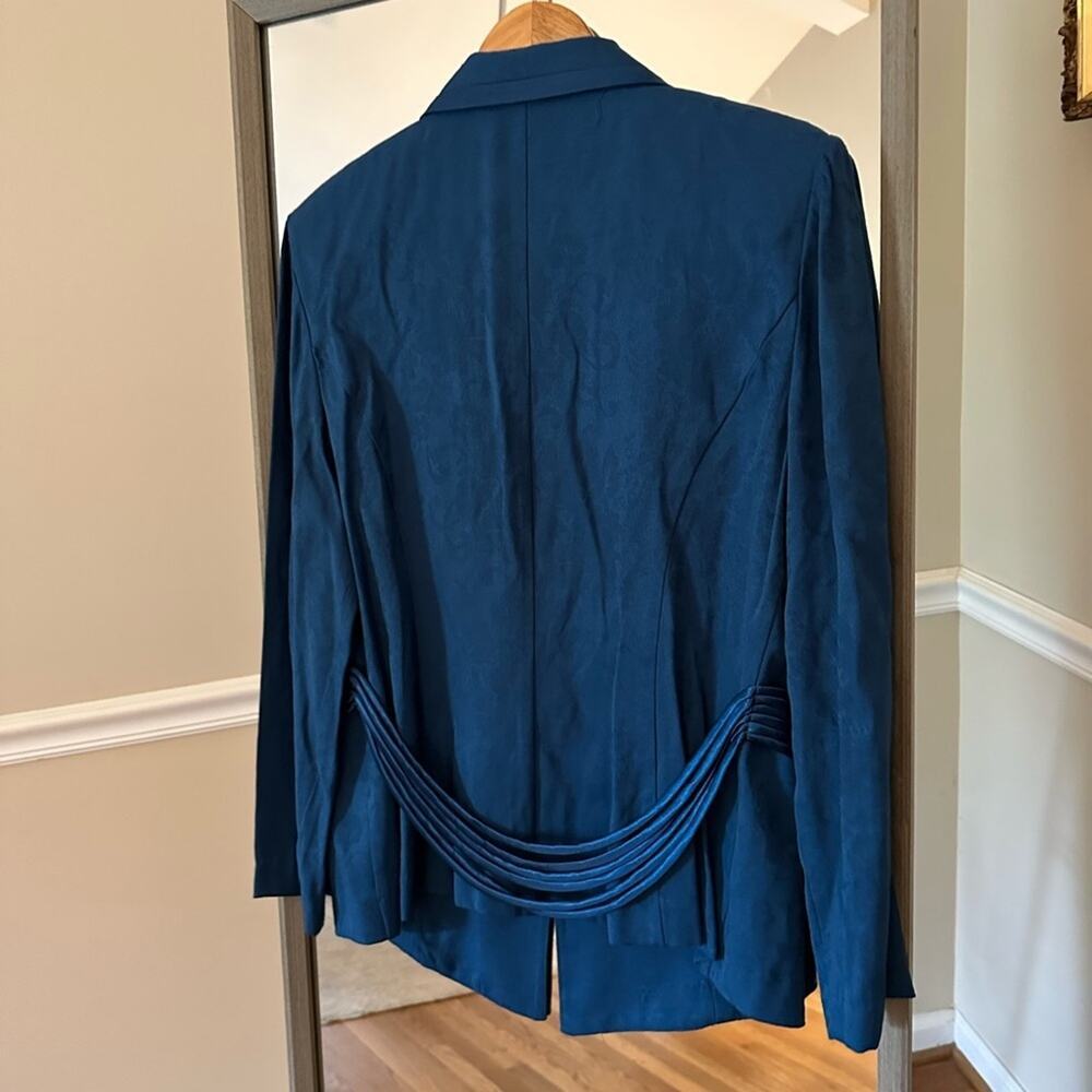 Karen Stevens Vintage Women's Blue Jacket Size Medium - Picture 7 of 7